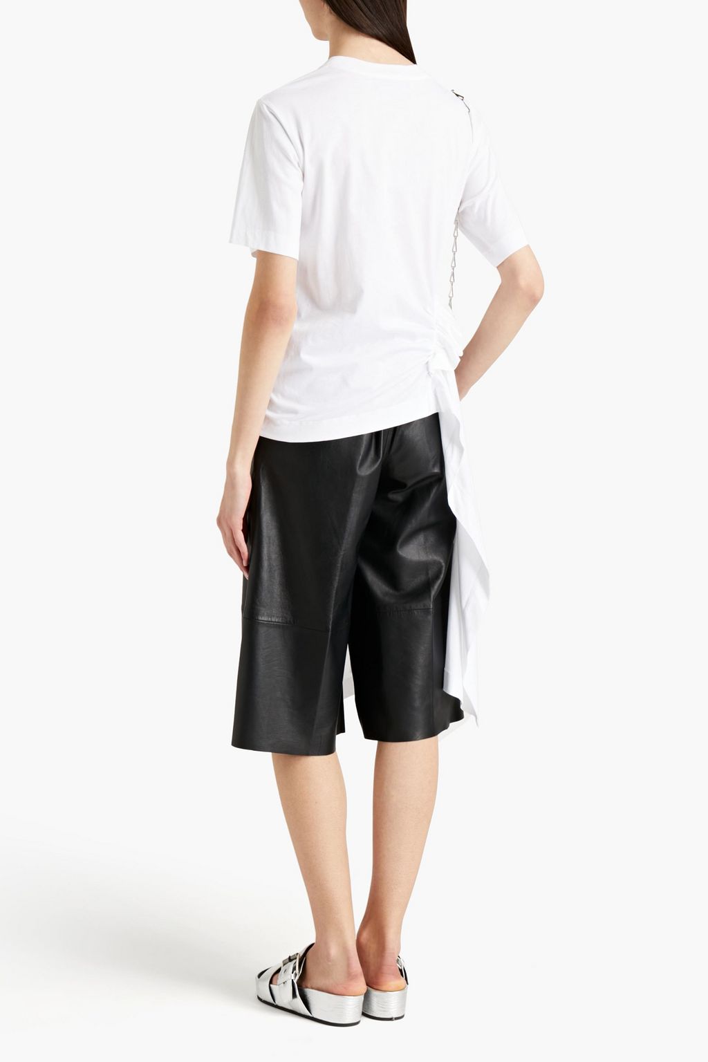 SIMONE ROCHA Draped Supima cotton-jersey T-shirt