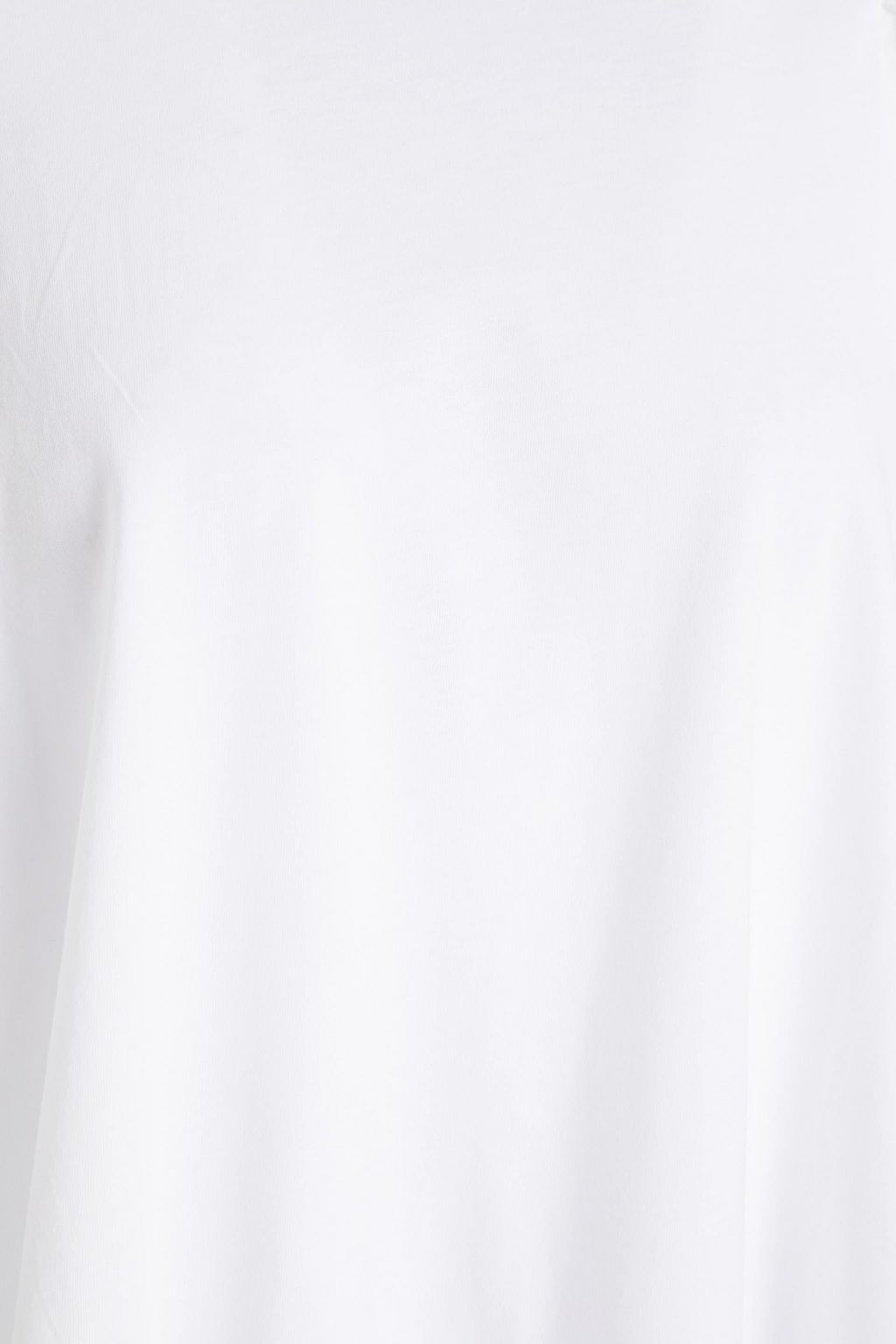 SIMONE ROCHA Tulle-paneled Supima cotton-jersey T-shirt