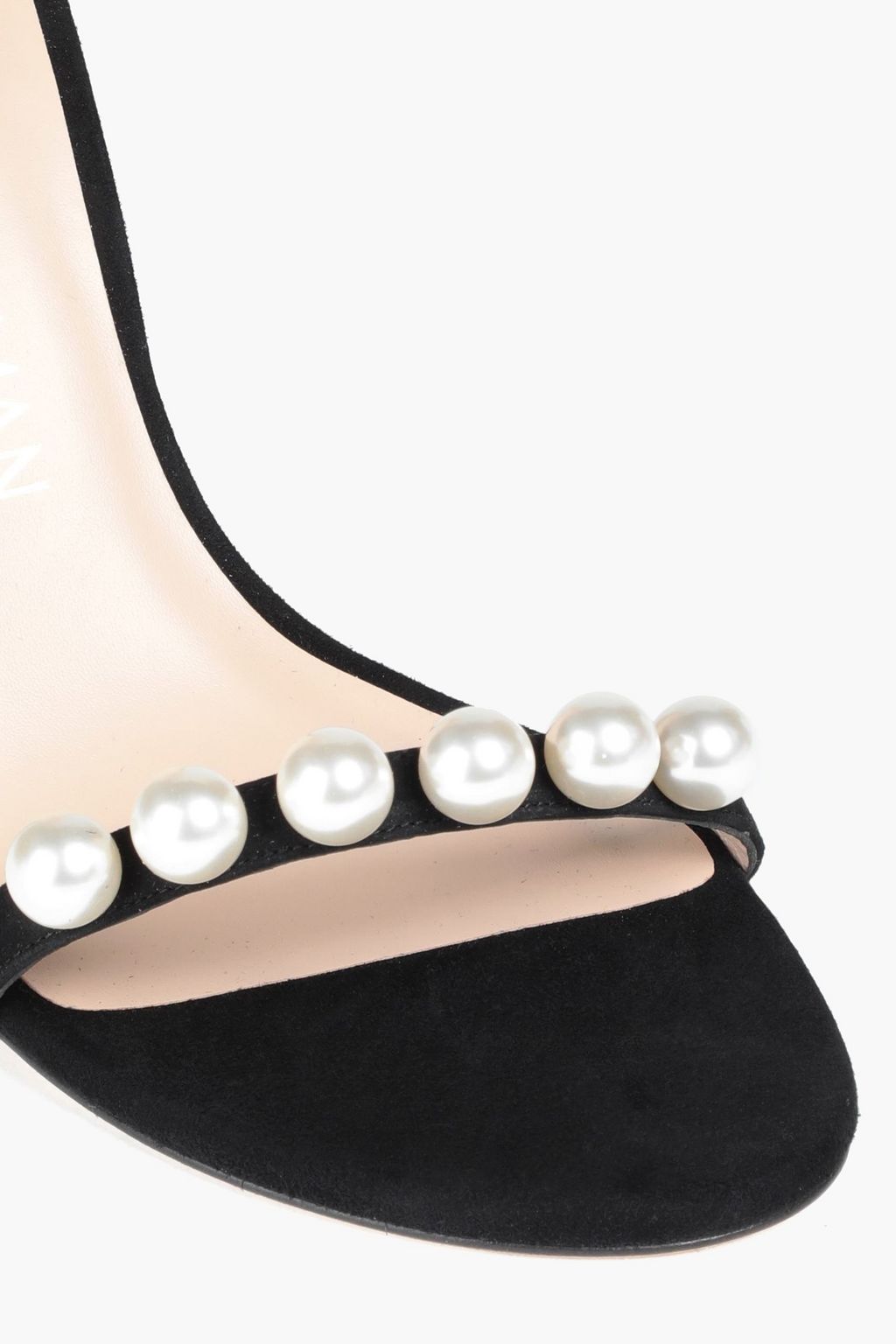 STUART WEITZMAN NudistSong embellished suede sandals