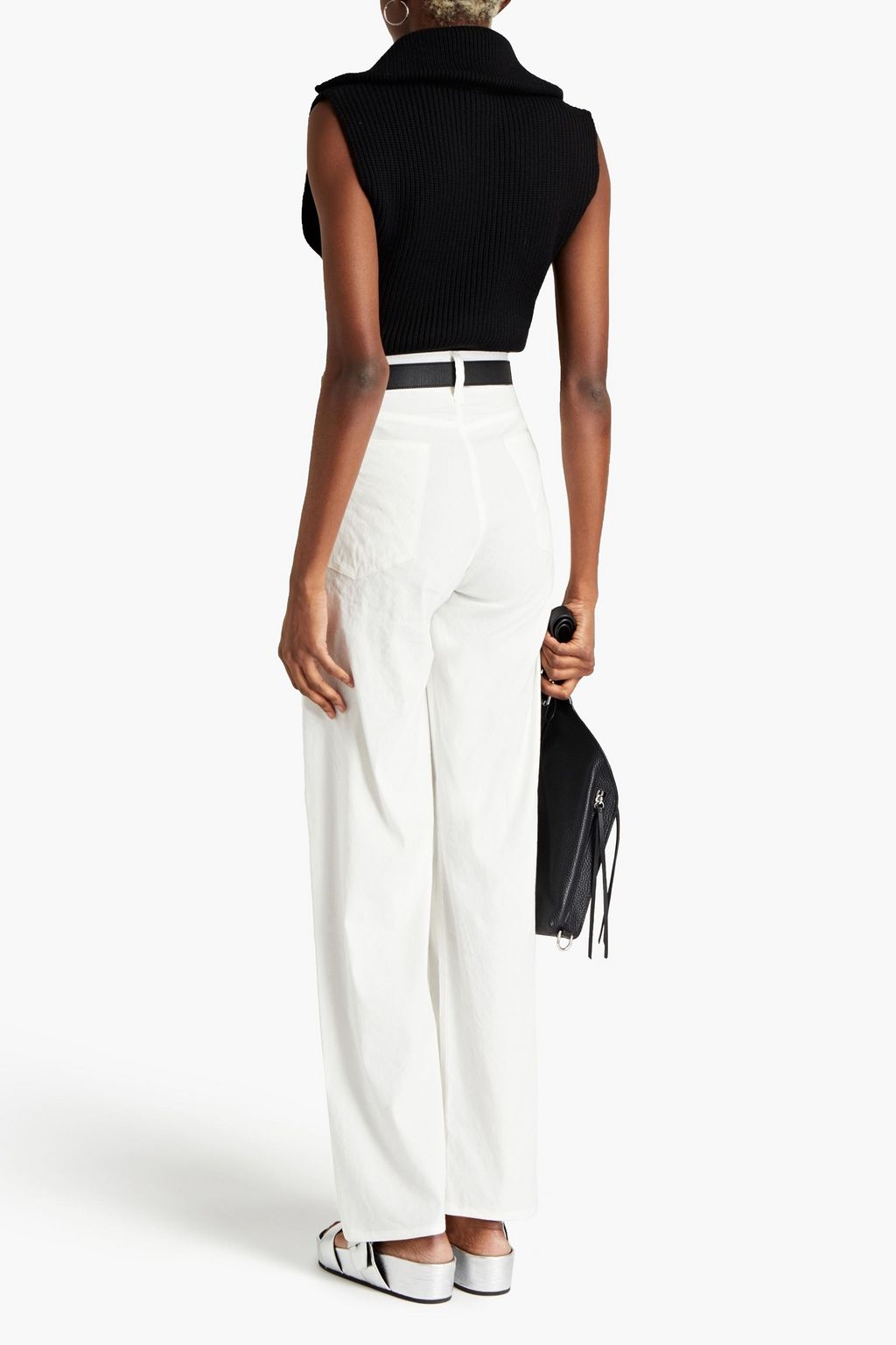 RAG & BONE Logan linen-blend wide-leg pants