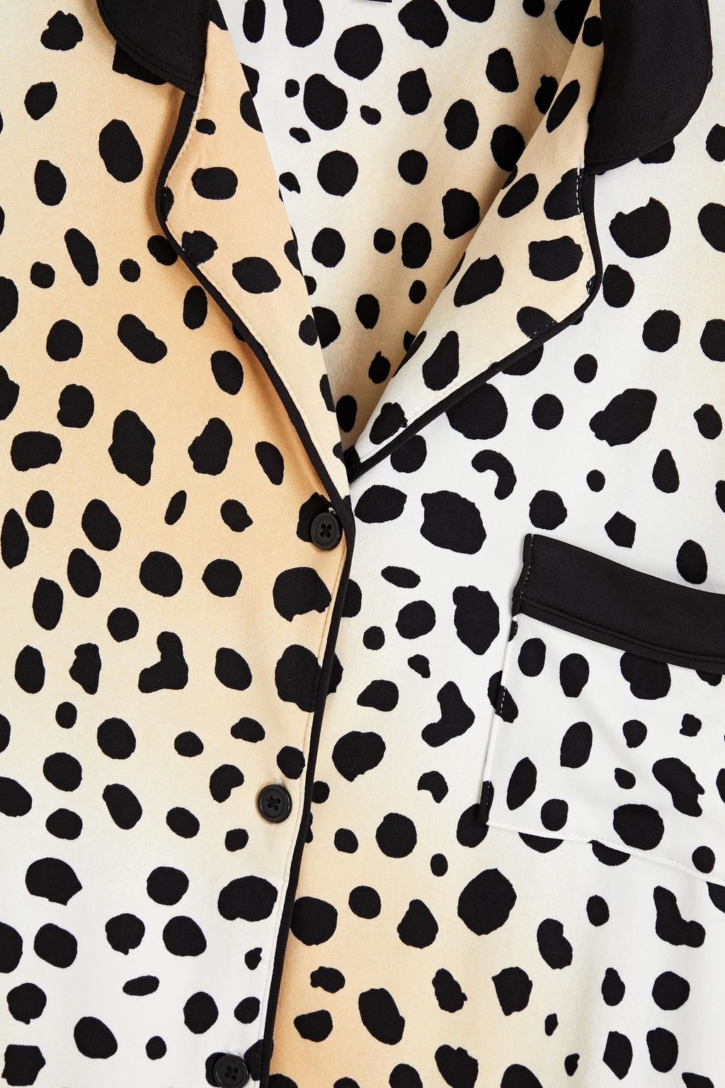 DKNY Printed stretch-jersey pajama set
