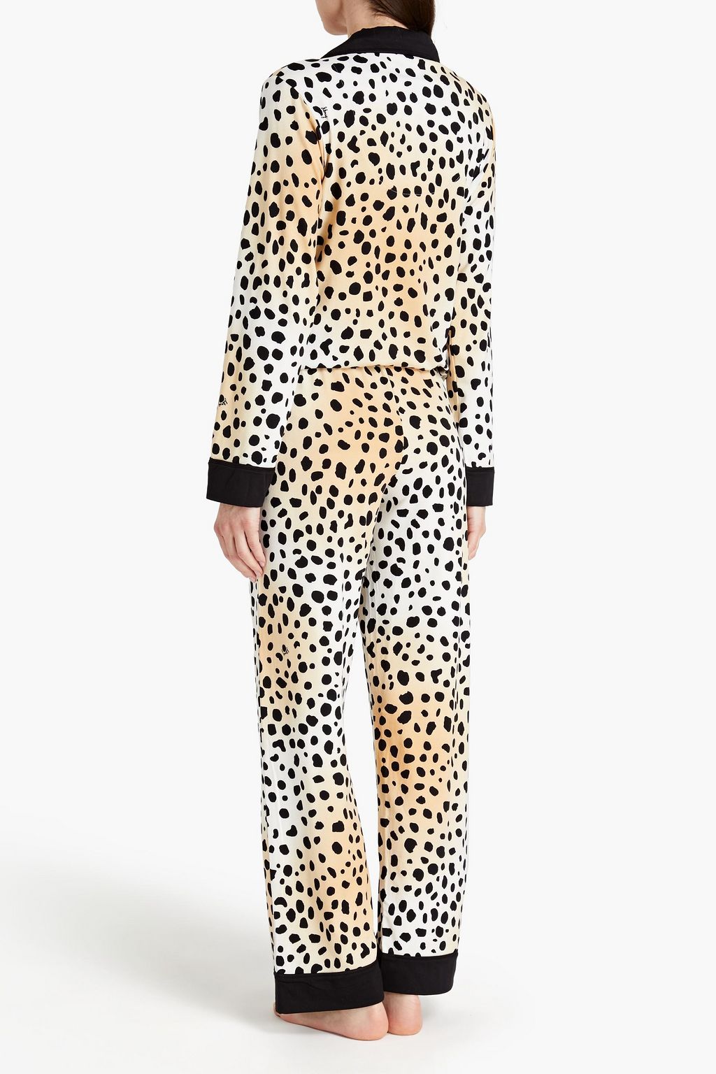 DKNY Printed stretch-jersey pajama set