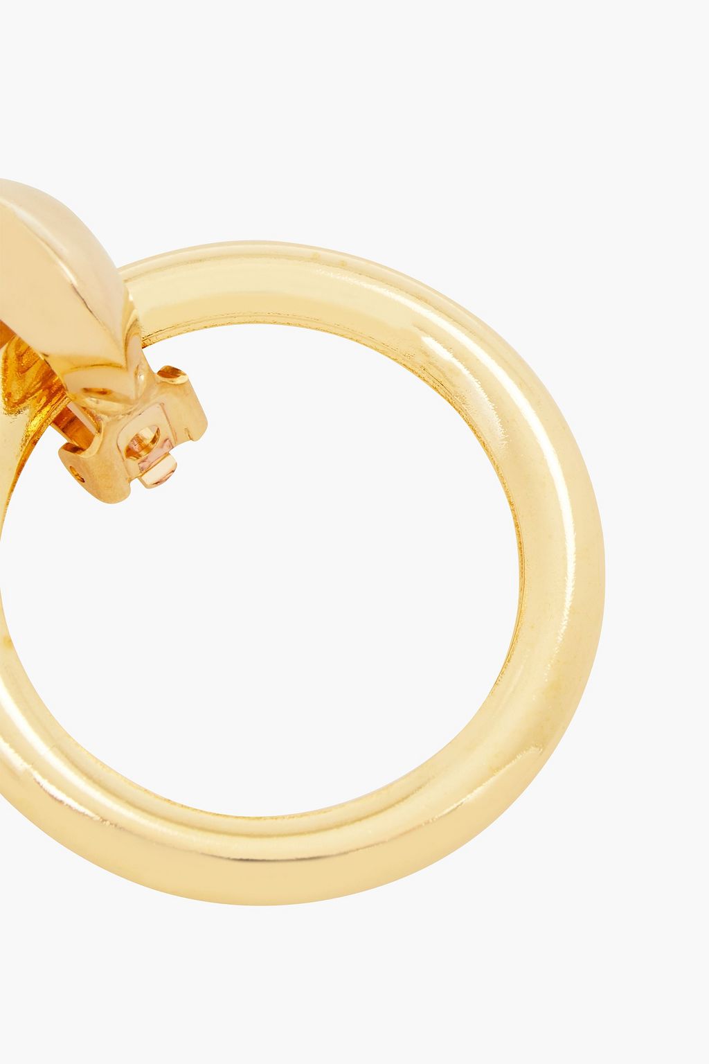 KENNETH JAY LANE Gold-tone hoop earrings