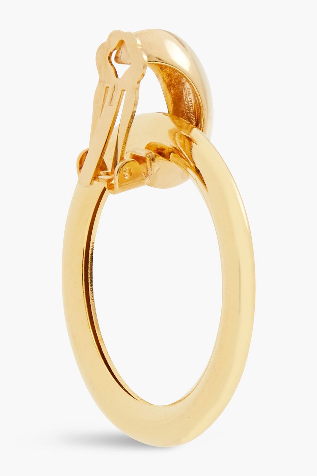 KENNETH JAY LANE Gold-tone hoop earrings