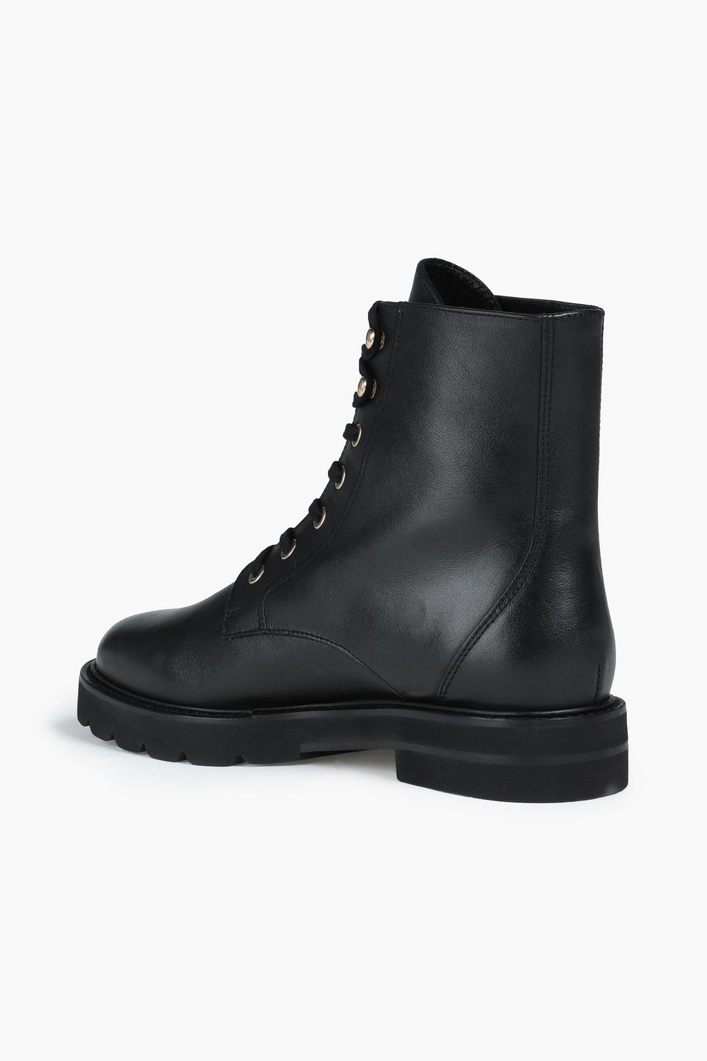 STUART WEITZMAN Mila leather combat boots