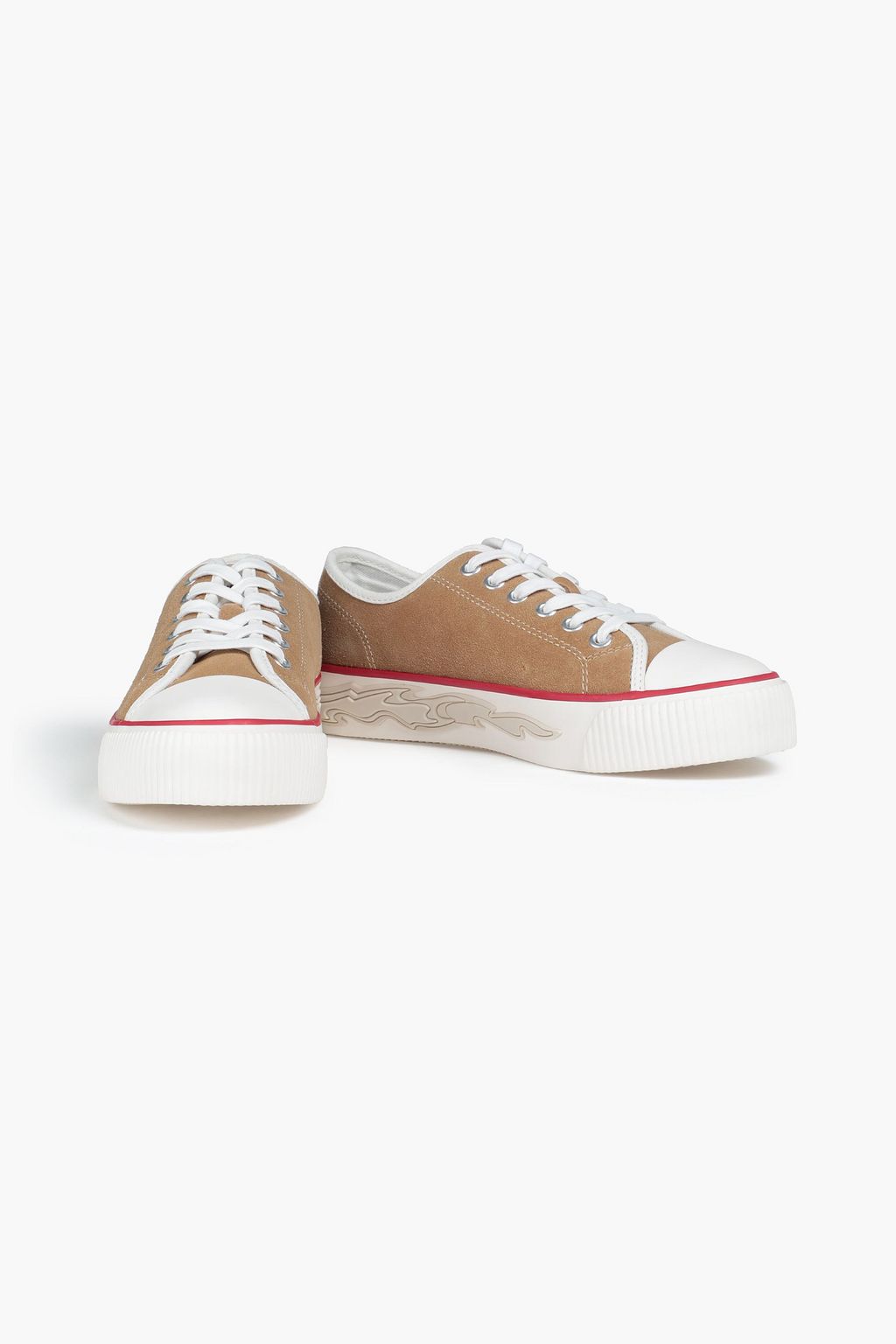 SANDRO Anouk suede sneakers | THE OUTNET