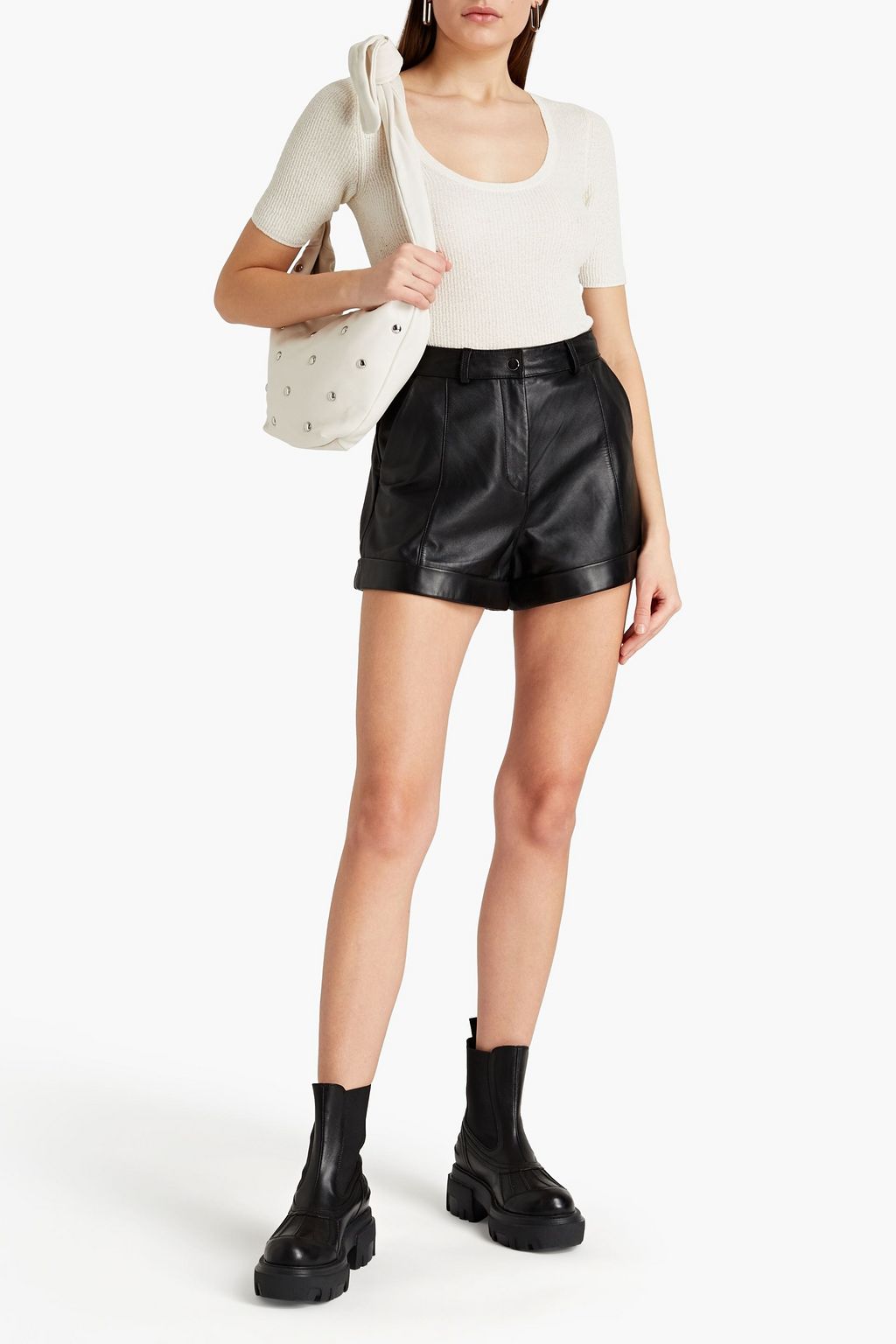 RAG & BONE Sunny ribbed cotton-blend top