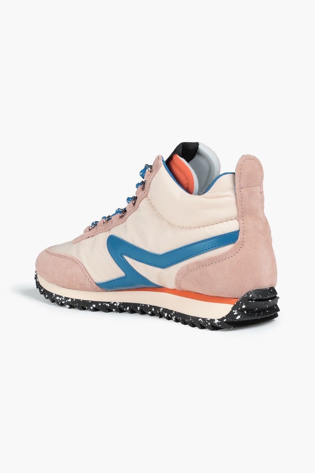 RAG & BONE Retro Hiker suede-paneled recycled shell sneakers