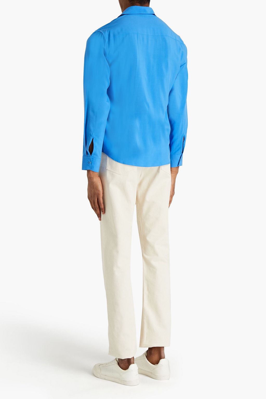 SANDRO Charlie twill shirt