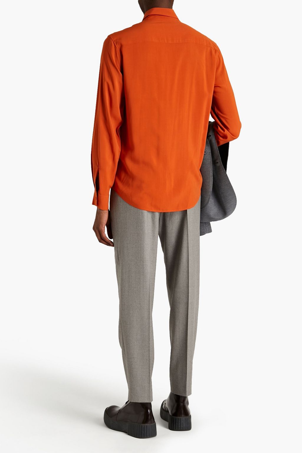 SANDRO Charlie twill shirt