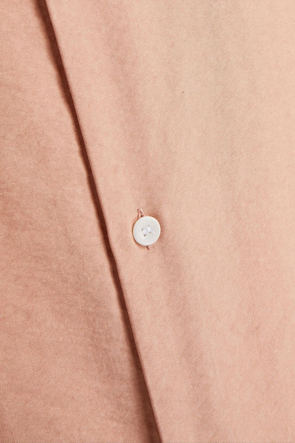 SANDRO Crinkled-twill shirt