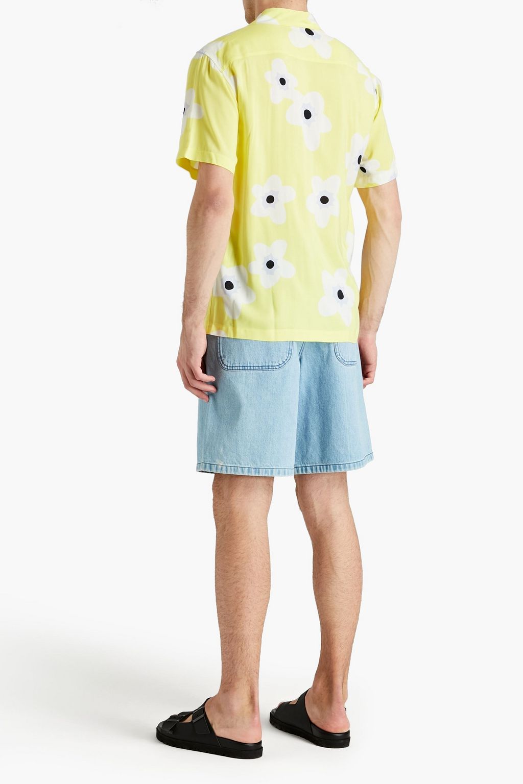 SANDRO Printed twill shirt