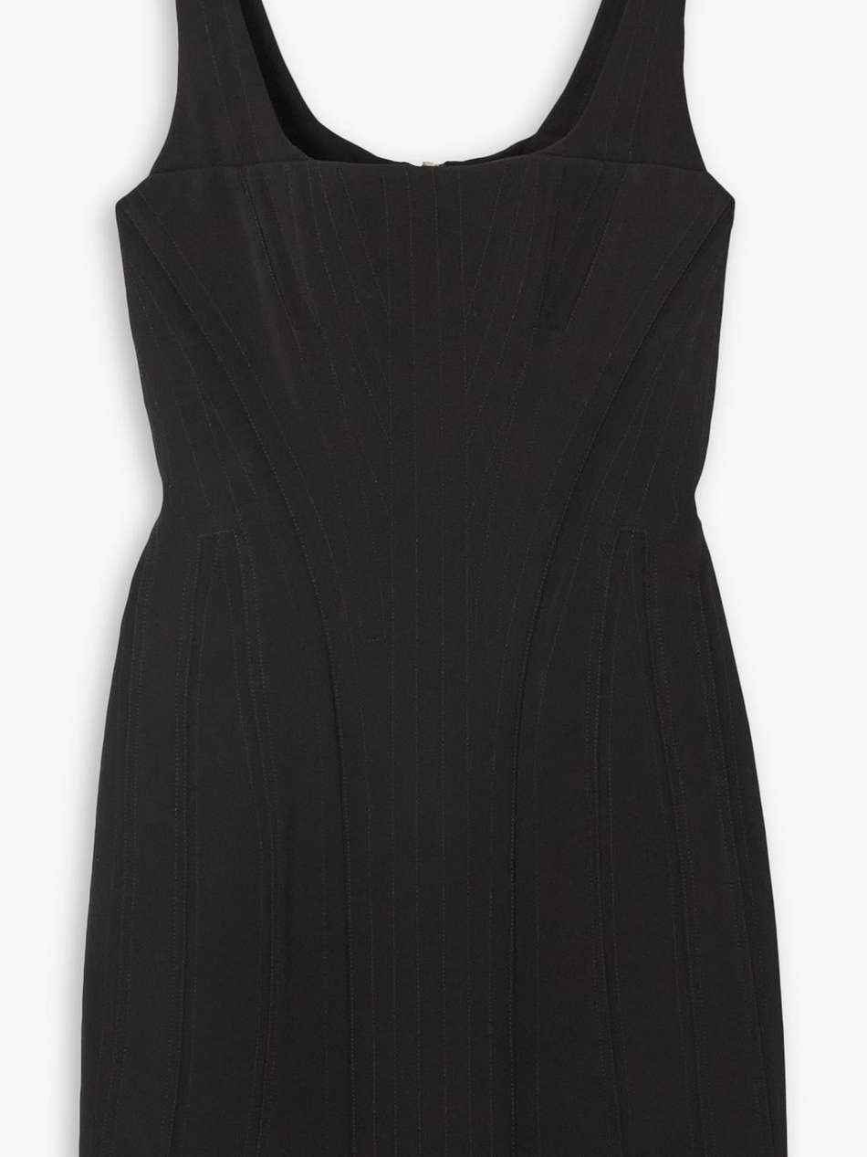 crepe mini dress