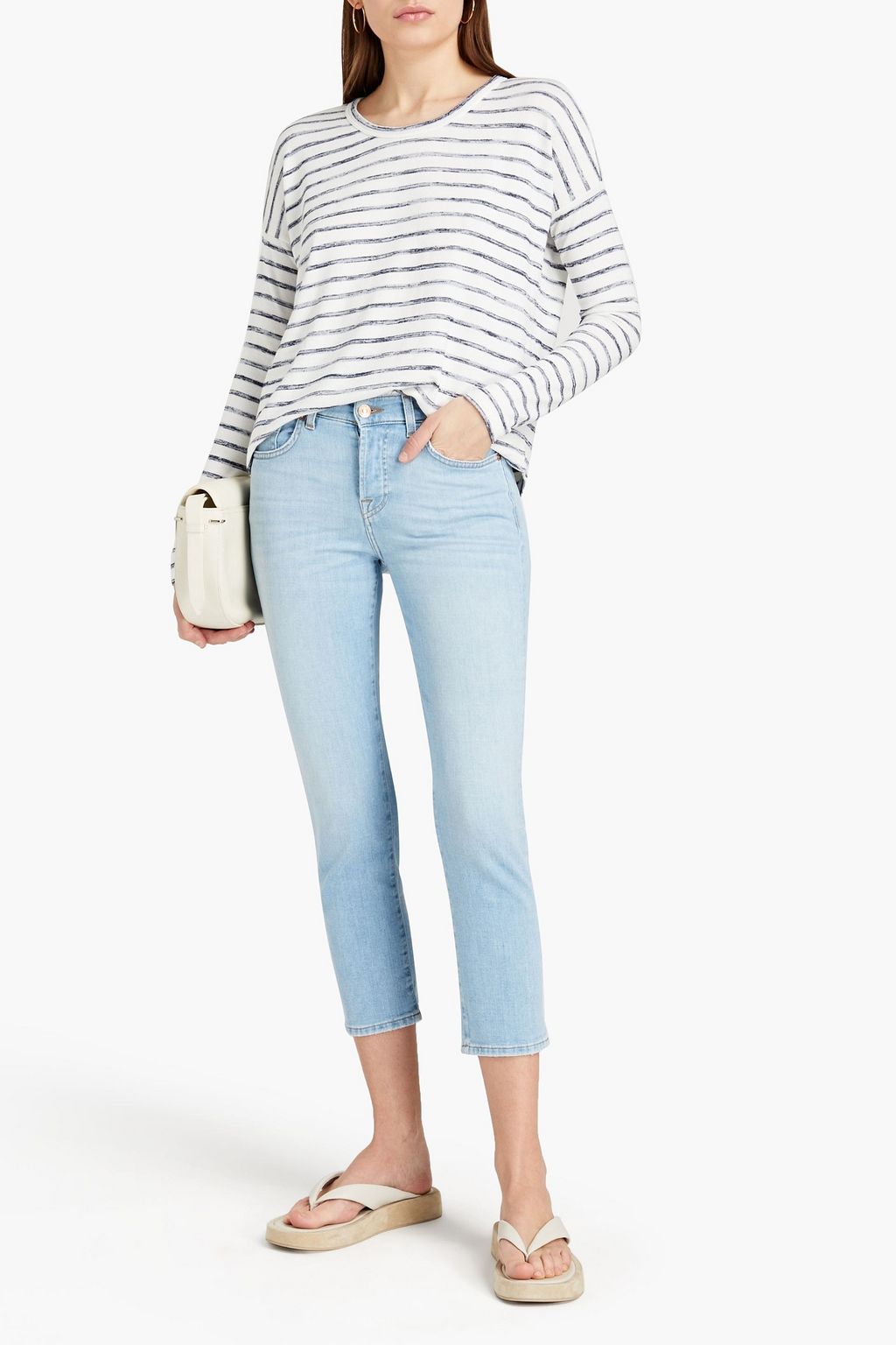 RAG & BONE The Knit striped knitted sweater