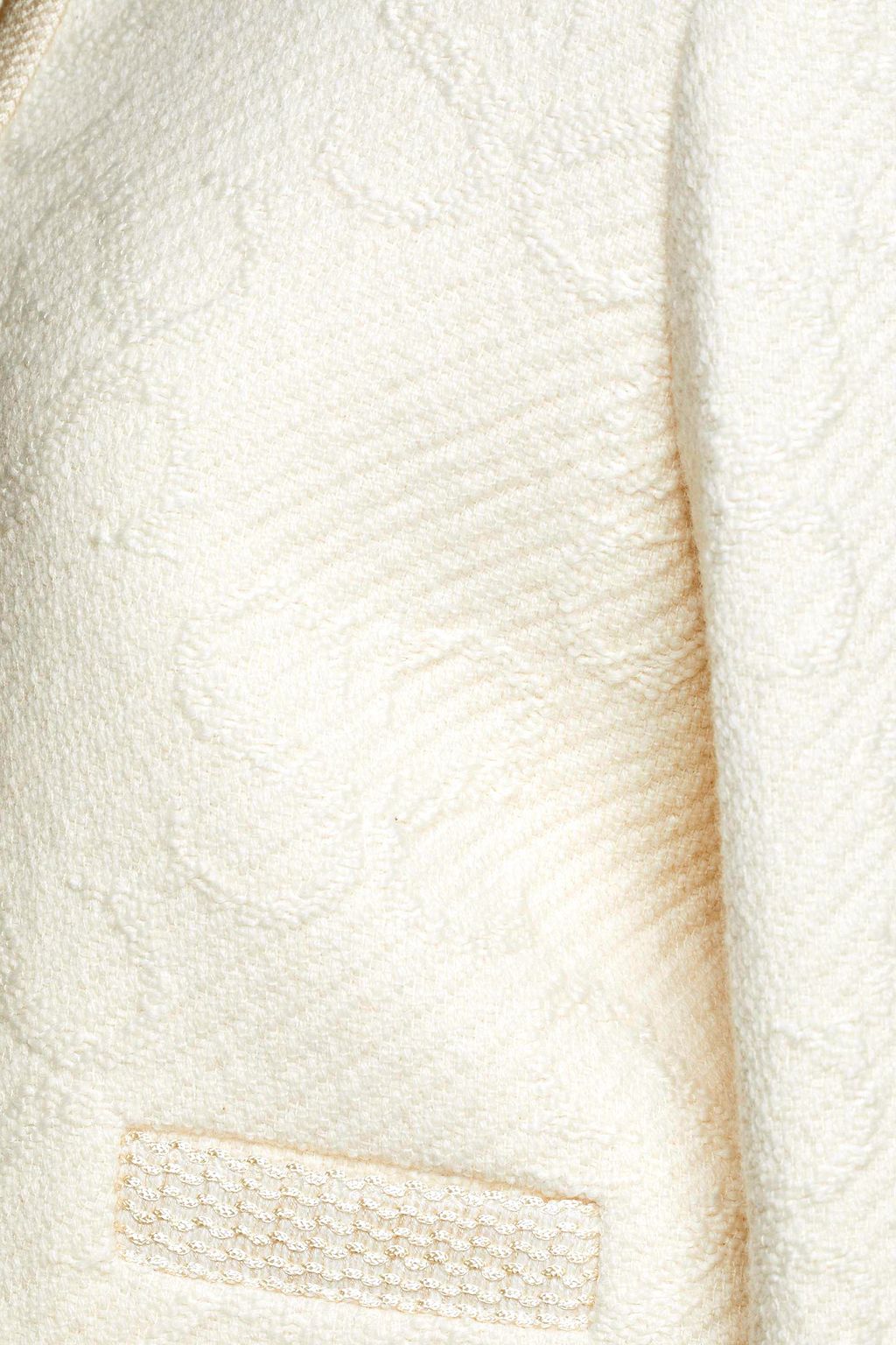 SANDRO Sable wool-blend tweed jacket