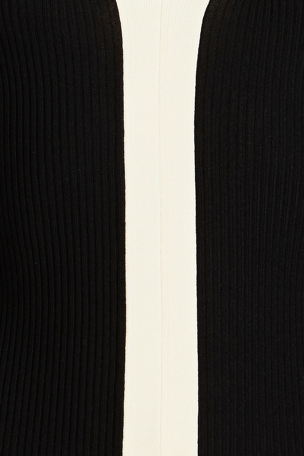 SANDRO Nate two-tone ribbed-jersey bodysuit
