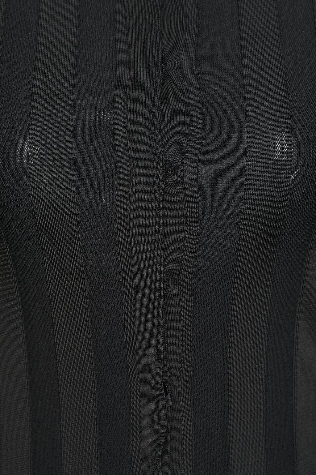 SANDRO Aurel ribbed-knit shirt