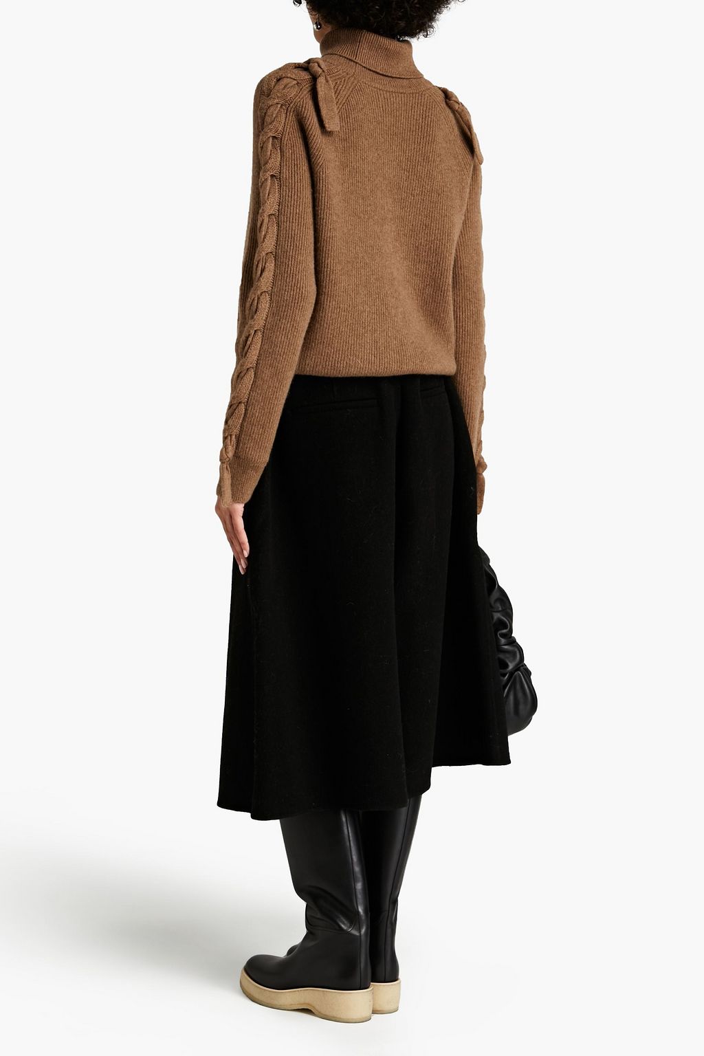 JW ANDERSON Wool-felt culottes