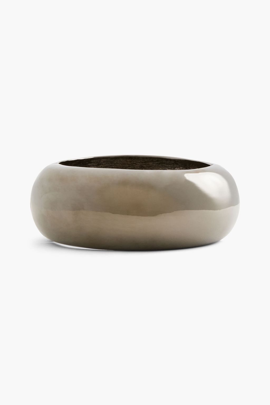 KENNETH JAY LANE Gunmetal-tone crystal cuff
