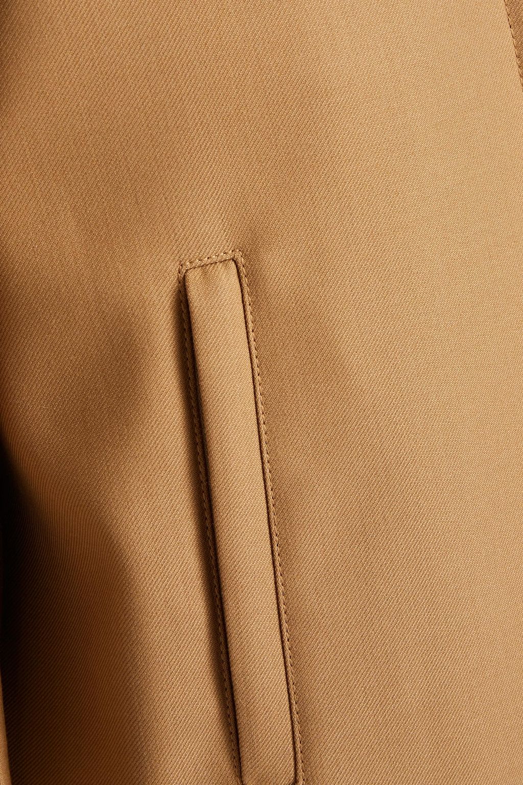 SANDRO Teddy wool-blend twill bomber jacket