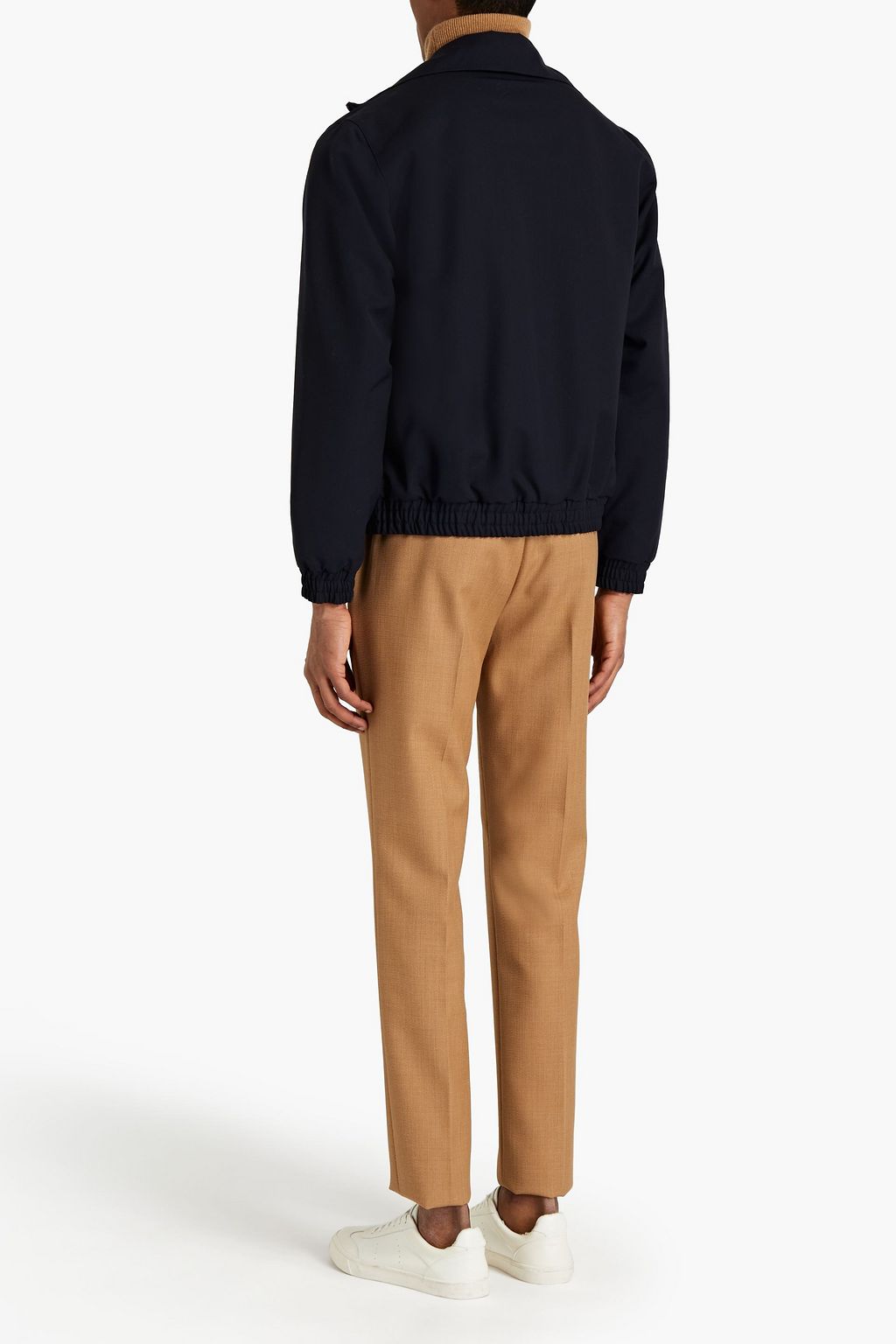 SANDRO Saturn wool-twill jacket