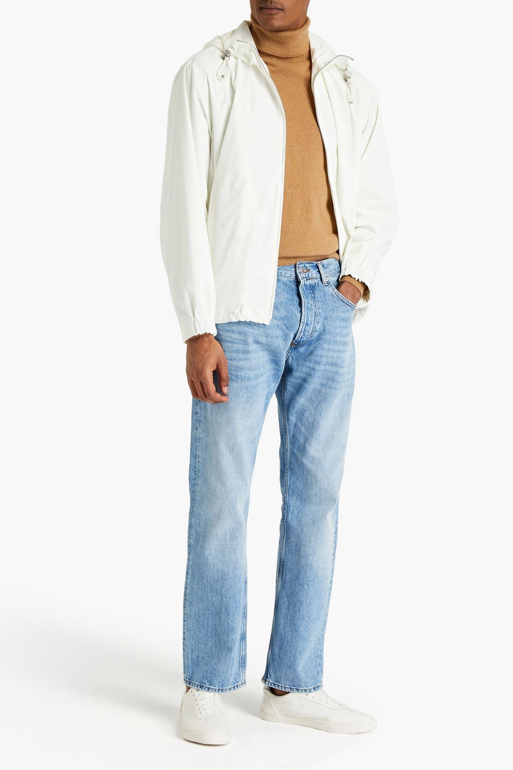 SANDRO Surf shell hooded jacket