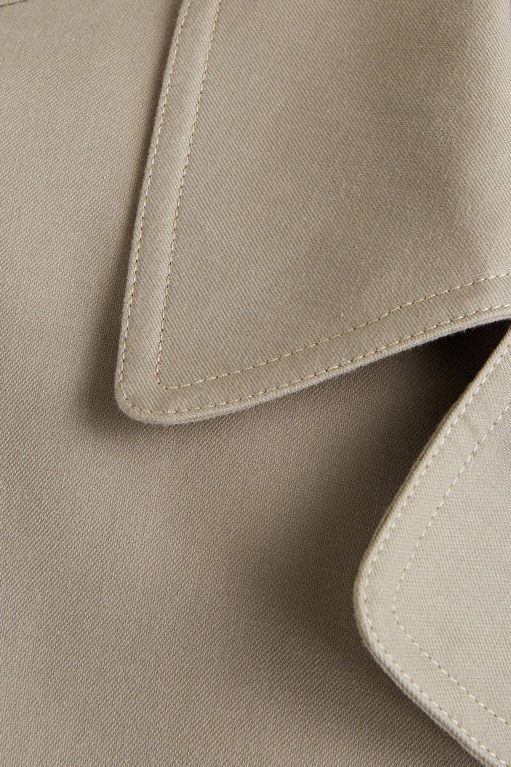 SANDRO Camden cotton-gabardine coat
