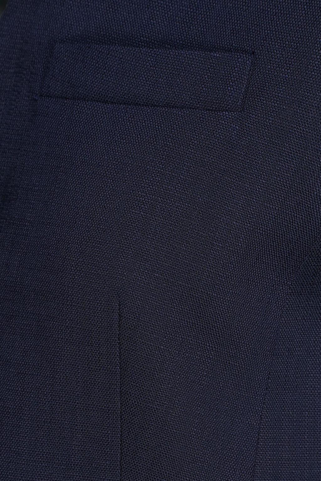SANDRO Maxwel jacquard-paneled crepe vest