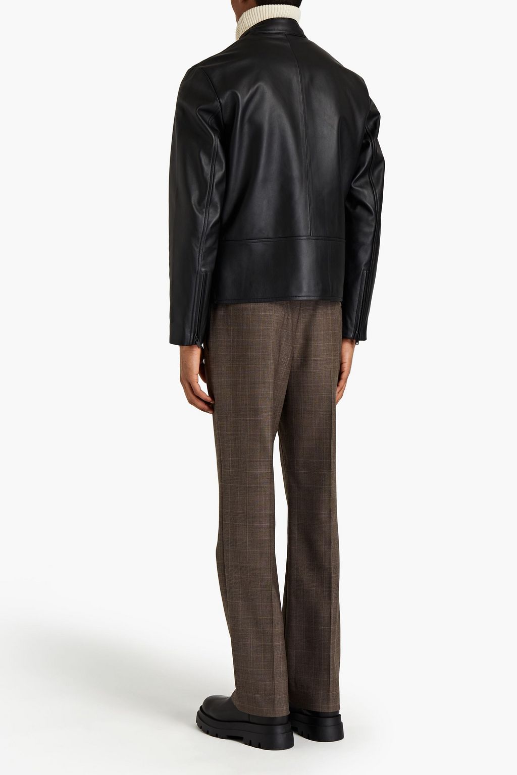 SANDRO Anthony leather jacket