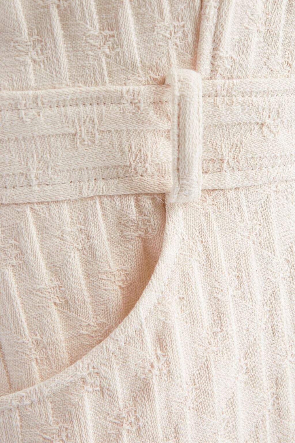 SANDRO Cotton-jacquard mini dress