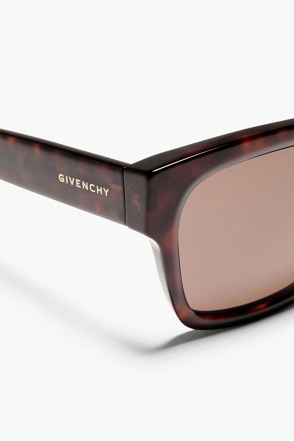 GIVENCHY Rectangle-frame tortoiseshell acetate sunglasses