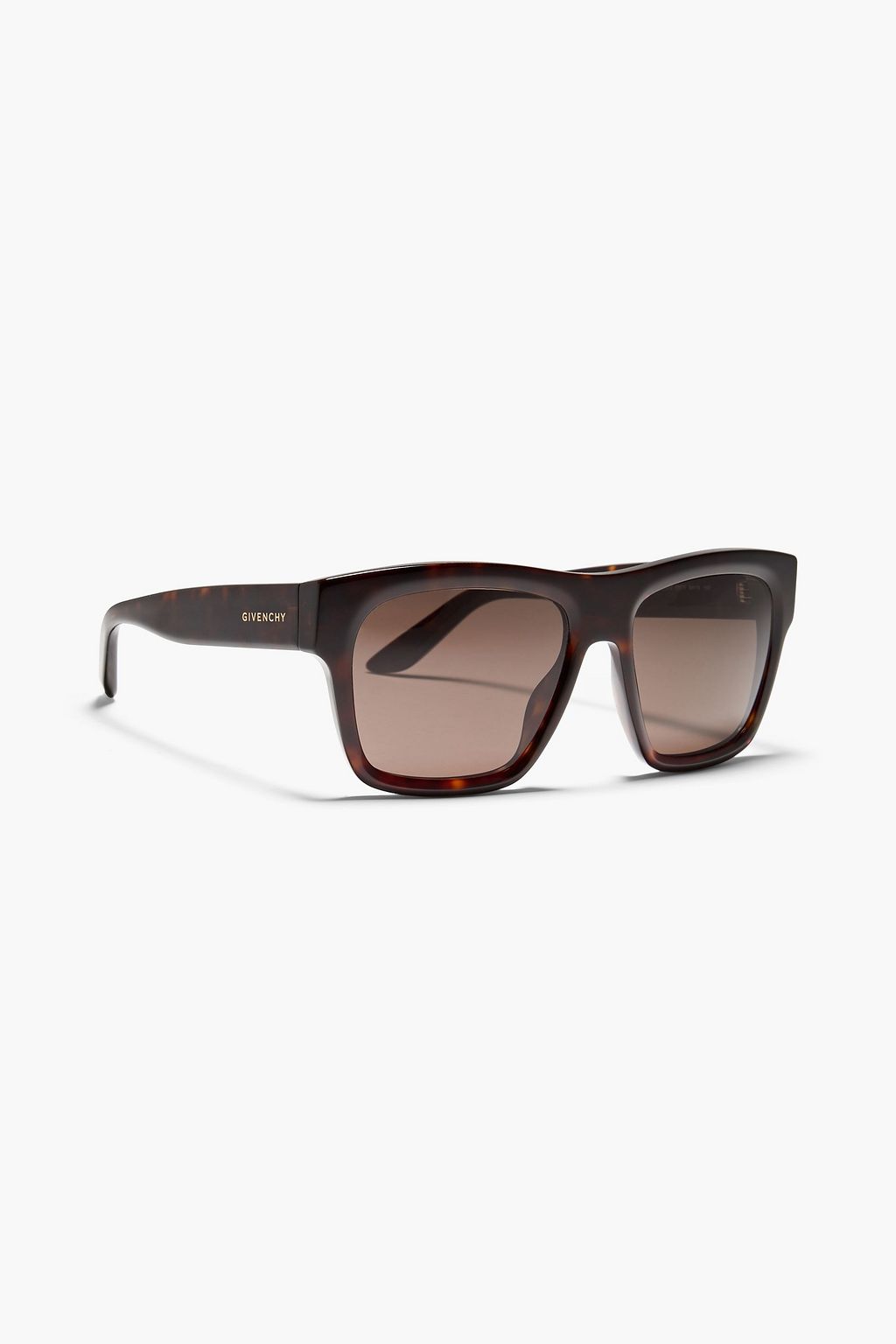 GIVENCHY Rectangle-frame tortoiseshell acetate sunglasses