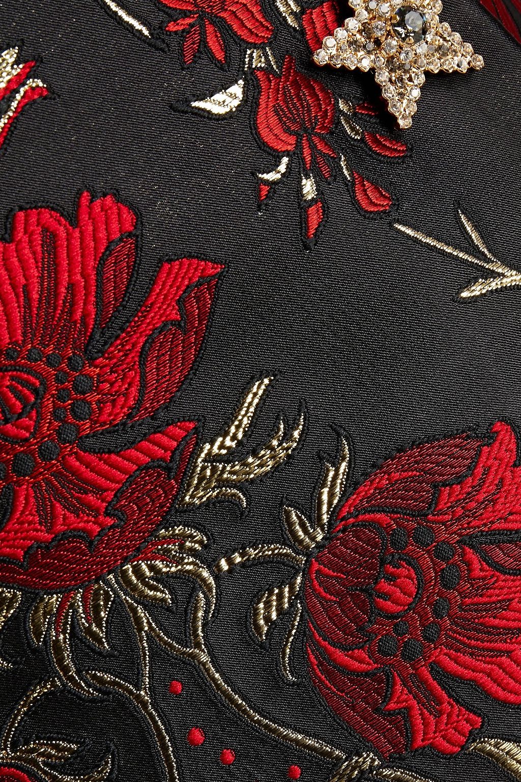 DOLCE&GABBANA Metallic brocade mini skirt