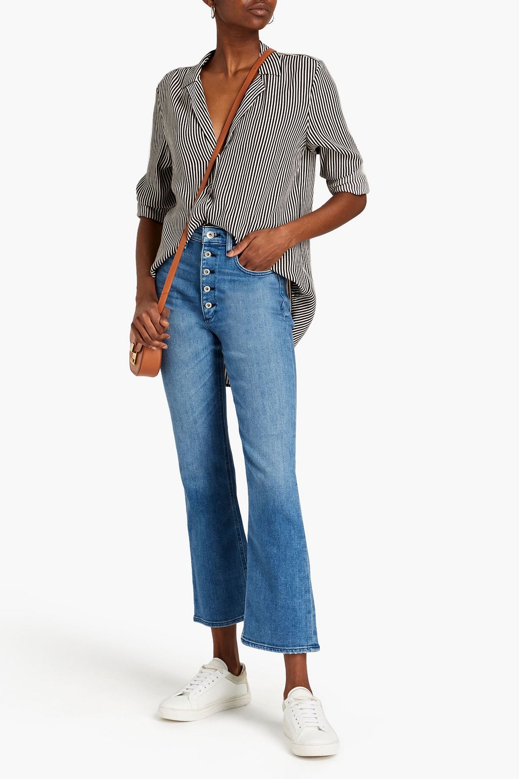 RAG & BONE Nina high-rise kick-flare jeans