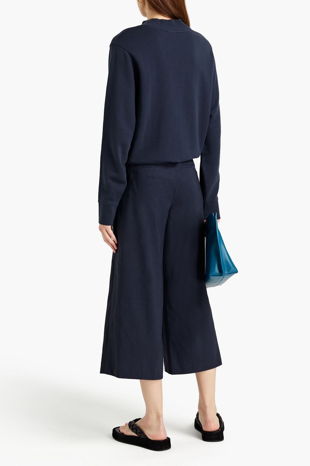 VINCE. French cotton-terry sweatshirt