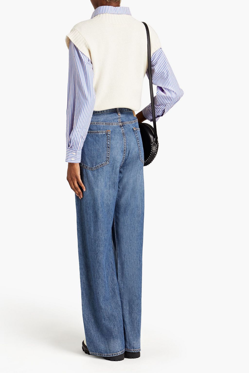 RAG & BONE Logan high-rise wide-leg jeans