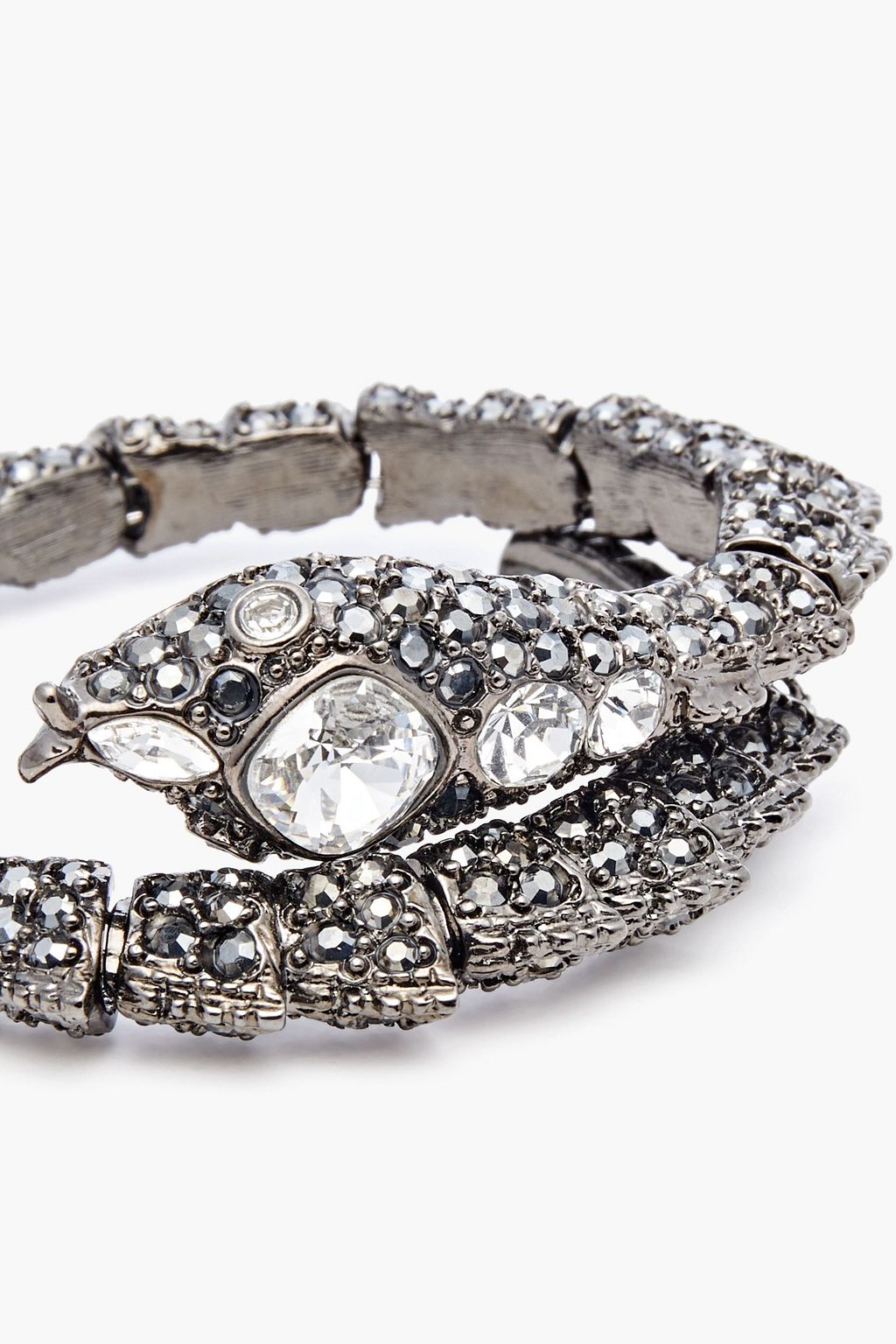 KENNETH JAY LANE Silver-tone crystal bracelet