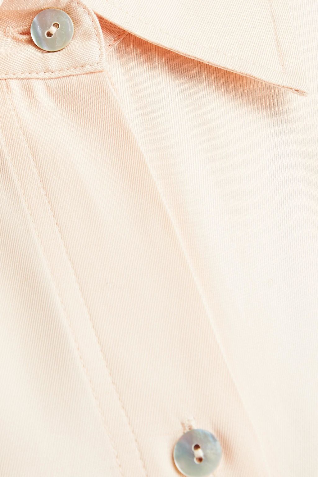 VINCE. Silk-blend twill shirt