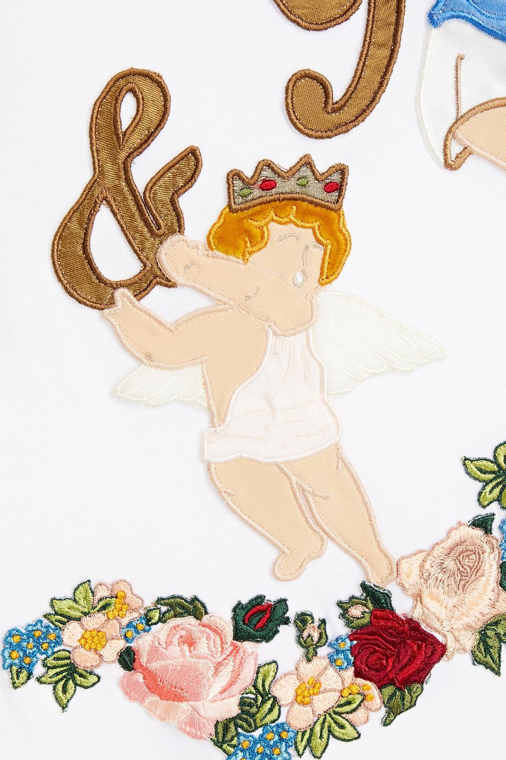 DOLCE&GABBANA تيشيرت من الجيرسيه القطني مزين بزخارف