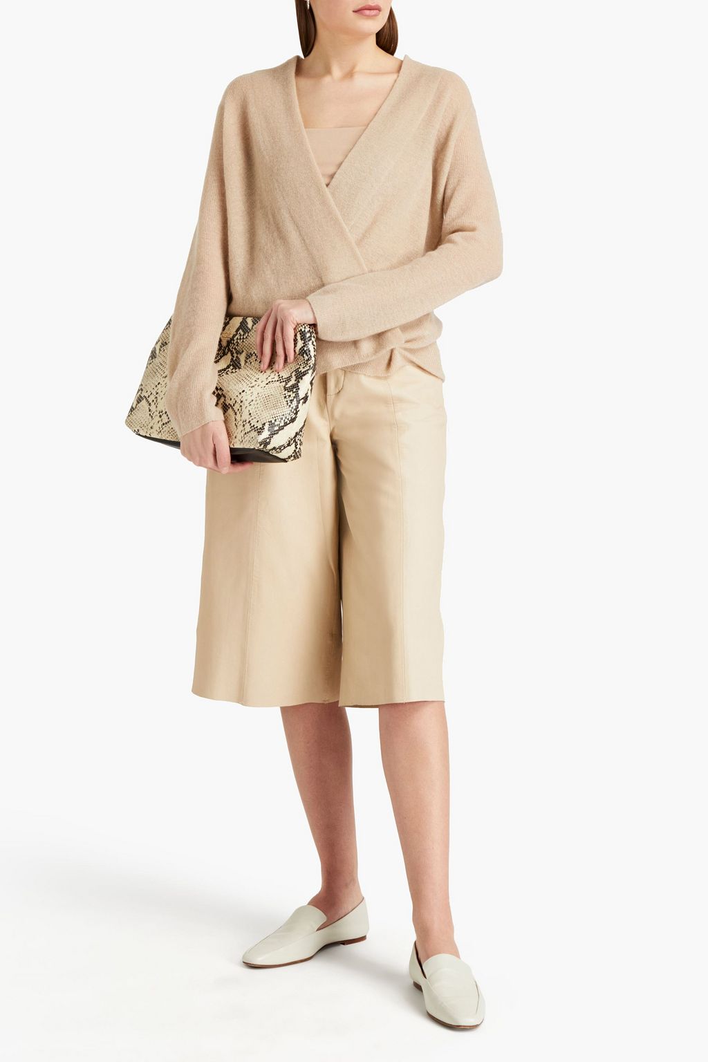 VINCE. Knitted wrap cardigan