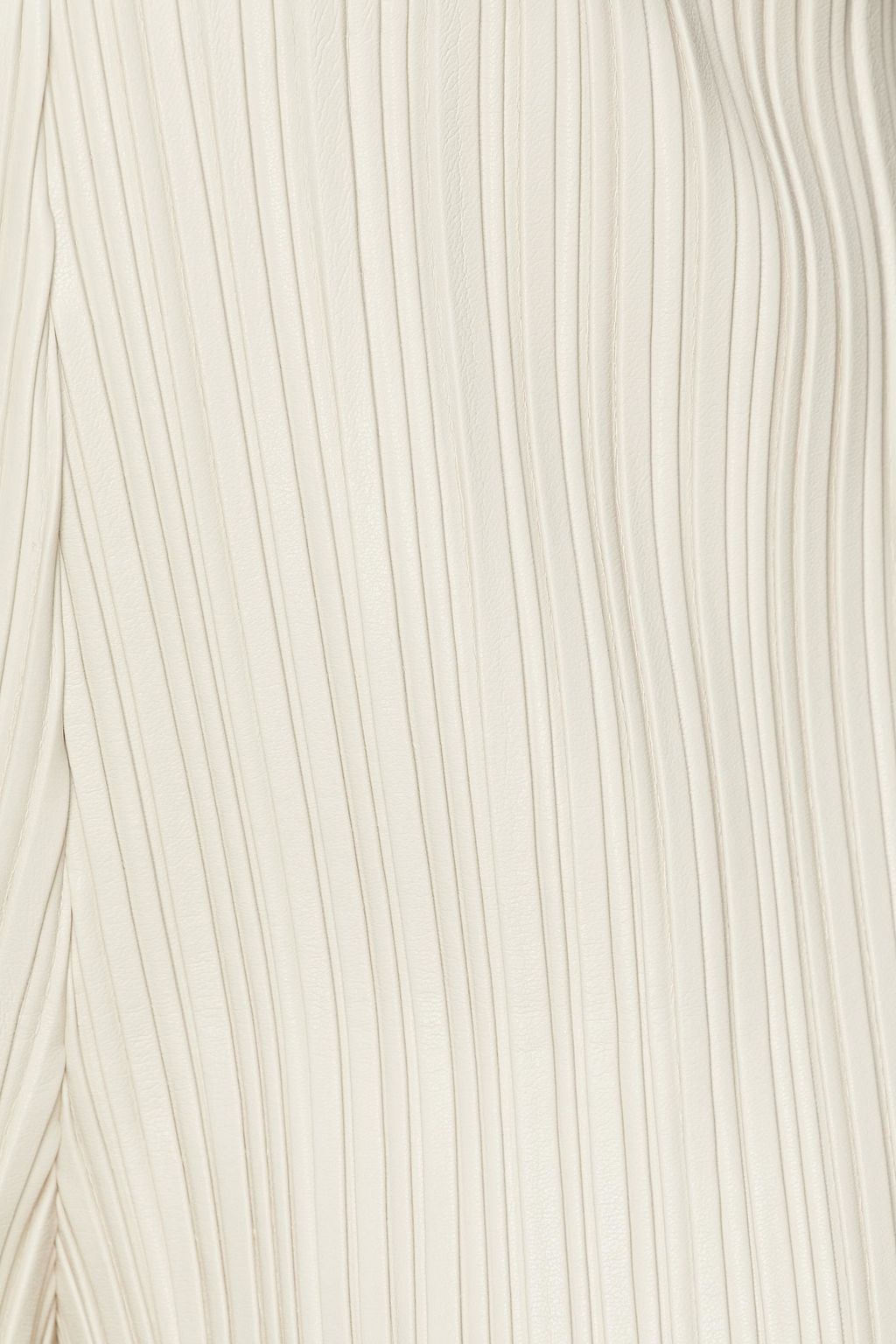 NANUSHKA Char pleated vegan leather straight-leg pants