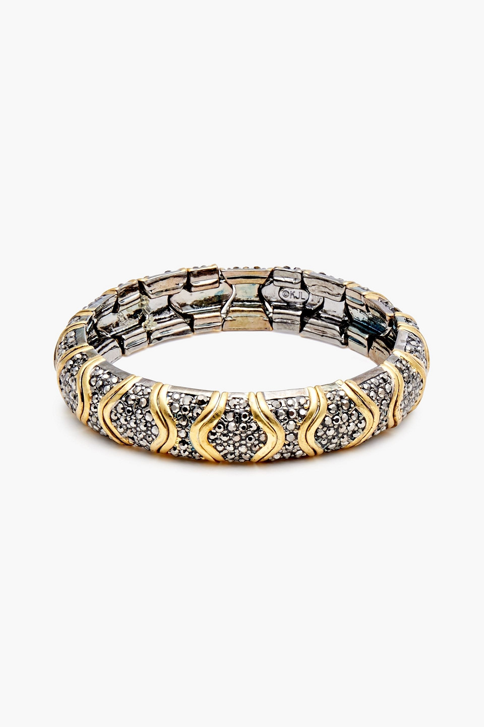 Kenneth Jay Lane Gold-tone Crystal Bracelet
