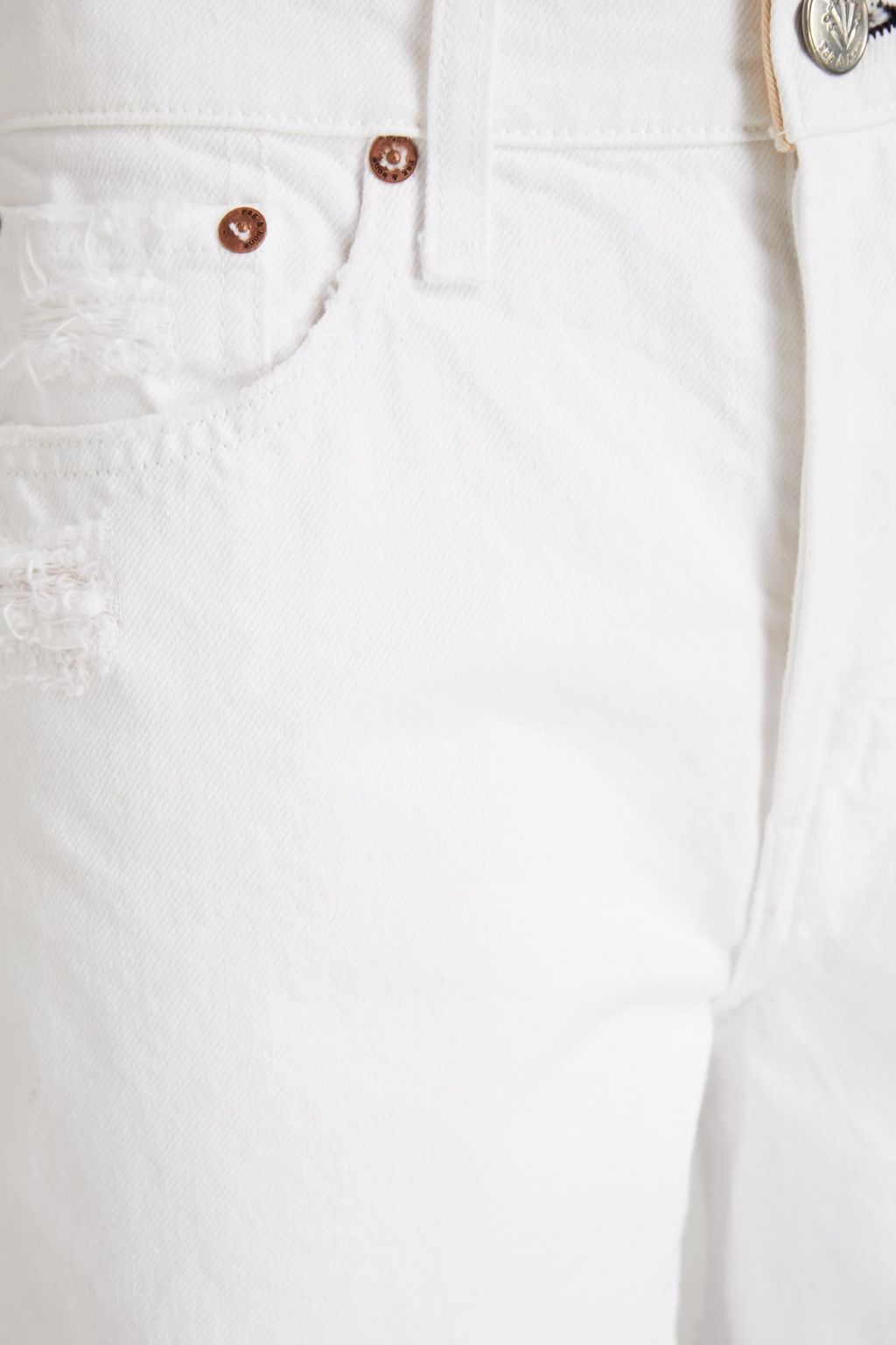 RAG & BONE شورت ’مايا’ من الجينز بتصميم ممزّق