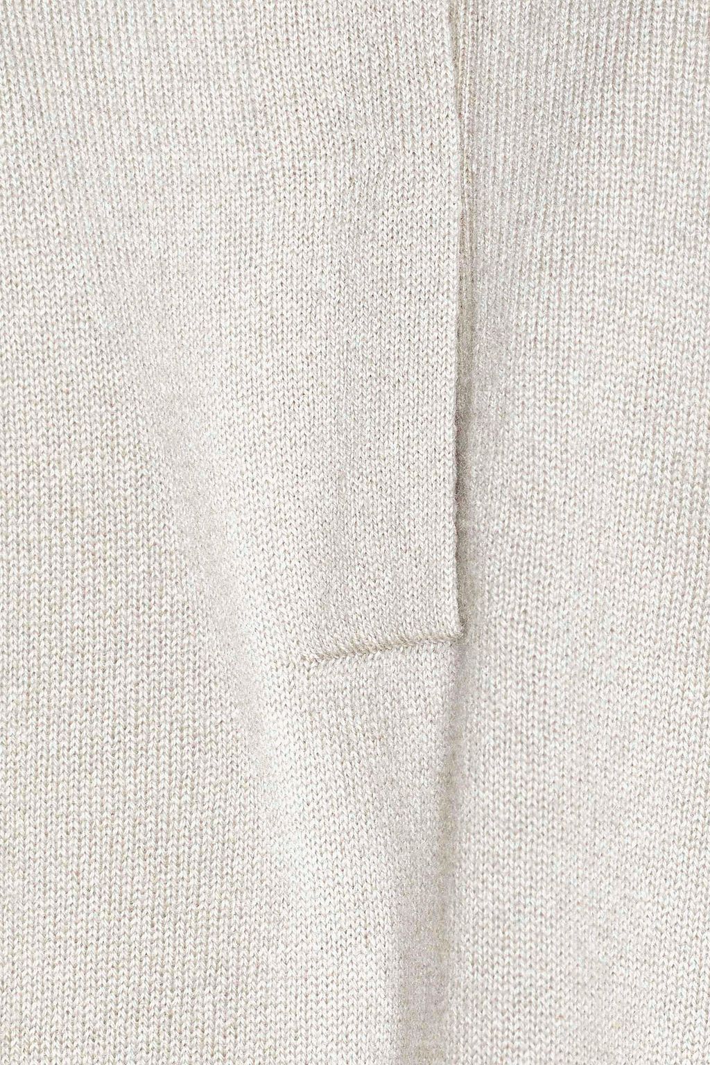 FABIANA FILIPPI Oversized bead-embellished cashmere polo shirt