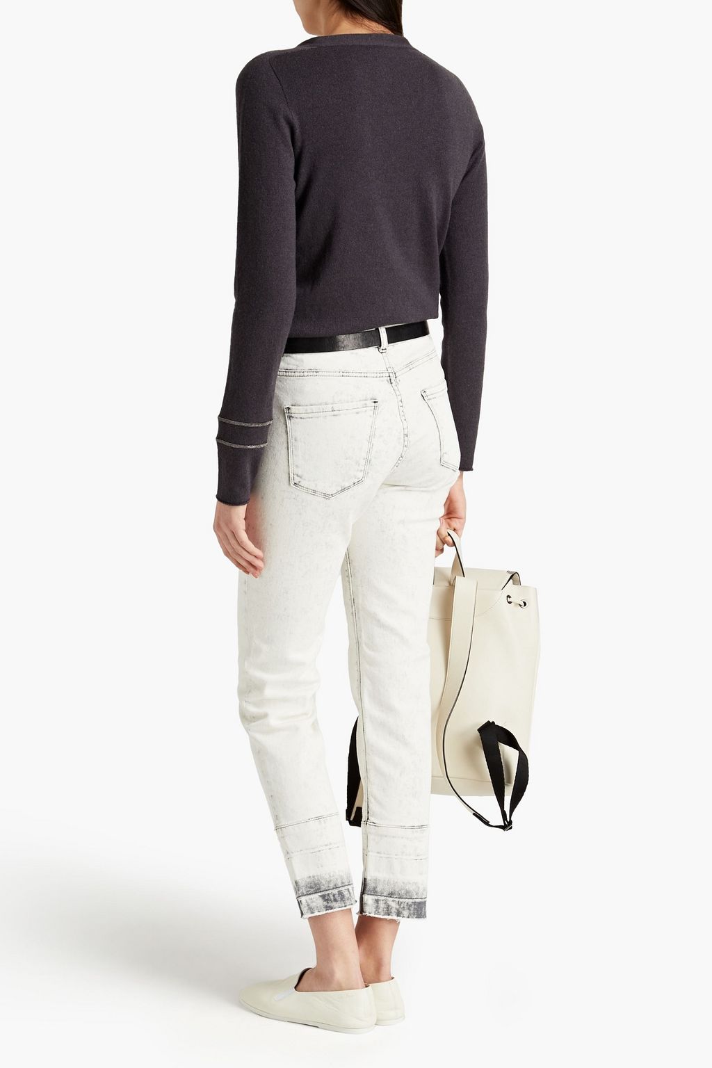 FABIANA FILIPPI Bead-embellished cashmere sweater