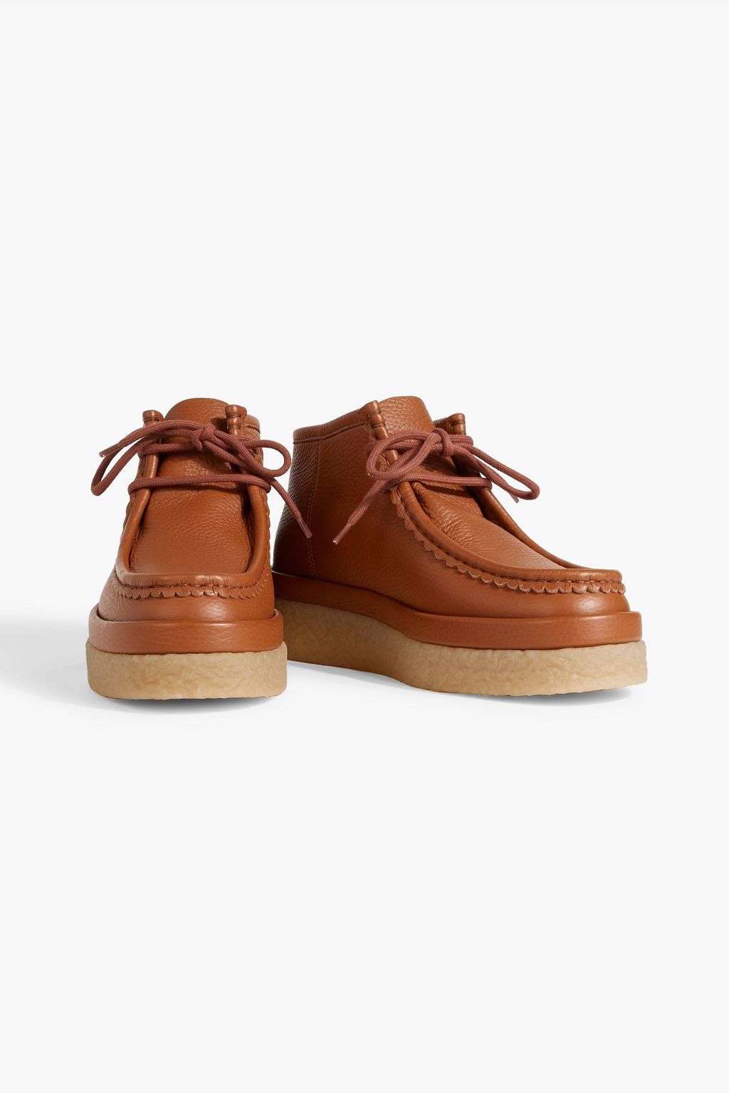 CHLOÉ Jamie pebbled-leather ankle boots