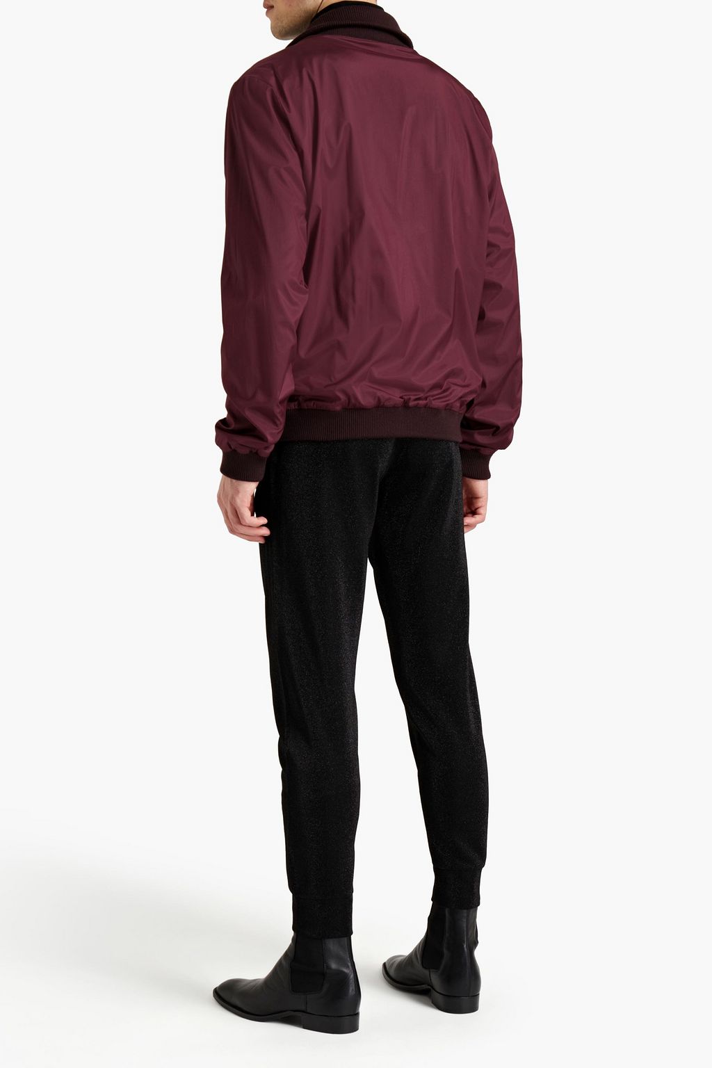 DOLCE&GABBANA Silk-twill bomber jacket