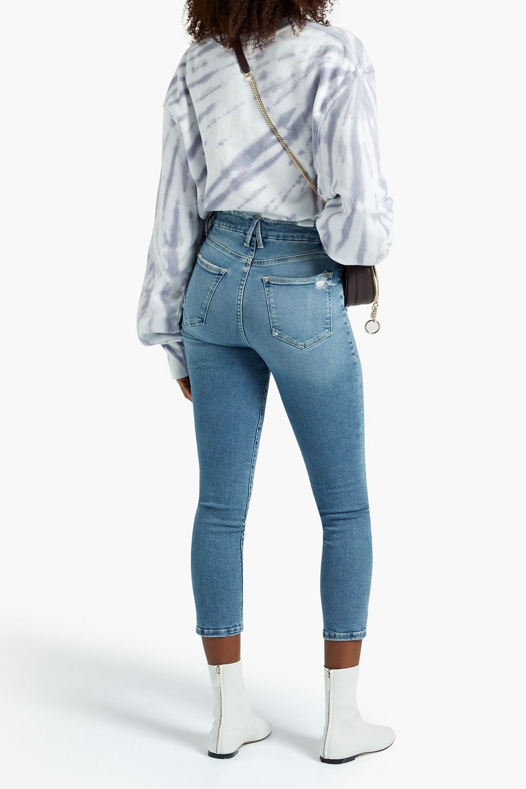 GOOD AMERICAN Good Legs Crop high-rise skinny jeans