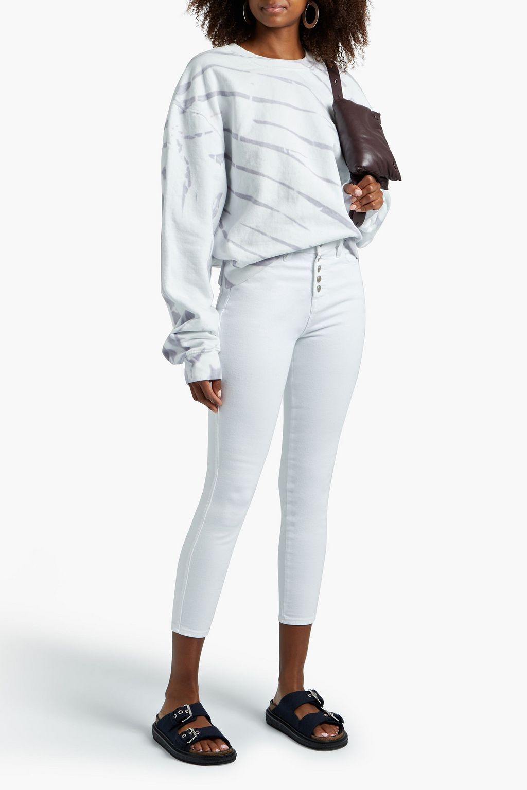 GOOD AMERICAN Good Curve Skinny Crop high-rise skinny jeans