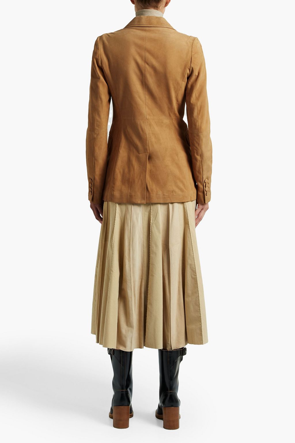 GABRIELA HEARST Angela double-breasted suede blazer